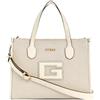 GUESS G Status Compartment Tote Natural/Cream White