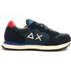 SUN68 Scarpe Sneaker Boy's Tom Solid Teen Suede/Nylon Blu Navy ZS24SU01 Z34301T 37