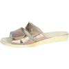 CINZIA SOFT Ciabatta in Pelle Colore Bronzo Made in Italy 38 EU