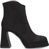 CAFèNOIR - Tronchetto Donna In Microfibra Con Cerniera, Da Donna, Colore Nero, Taglia 41