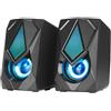 Xtrike Me XDXT402, 2.0 canali, cablato, 6 W, 150 - 20000 Hz, 4 Ohm, nero