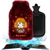 Soxo Grande borsa dell'acqua calda in gomma HARRY POTTER da 1,8 l di SOXO, borsa dell'acqua calda con fodera - Regali di Natale per donne, regalo per bambini