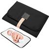 Zasdvn Fasciatoio pieghevole per pannolini, portatile, morbido, impermeabile, per, viaggi, casa all'aperto, necessità del bambino, 31 x 21 cm