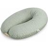 sei Design sei Disign Cuscino XXL Ergonomico 190x30 cm per Gravidanza, Allattamento e Riposo Laterale - Fodera in Mussola e Teddyplüsch, Cuscino Cervicale