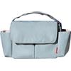 Hiseng Borsa Organizer per Passeggino, Universale Impermeabile Borsa Passeggino Organizer, Tracolla, Grande Capacità, Scomparti Multipli, Borsa Fasciatoio per Carrozzina (Azzurro,36x17x12cm)