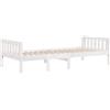 vidaXL Letto per Bambini senza Materasso Bianco 90x190cm Massello Pino, letto singolo, letto a mezza piazza per bambini, letto in legno