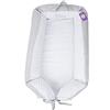 Borda y más Baby nest cuscino riduttore per lettino, riduttore per culla o bozzolo riduttore per lettino reversibile PERSONALIZZATA CON NOM. Disponibile in vari modelli. (Stelle Grigio)