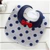 Brillabenny BAVAGLINO BAVETTO NEONATO BABY MASCHIETTO FANTASIA POIS PAPILLON FIOCCO ELEGANTE Cotone Spugna x Bimbo Bebè Neonato Maschio Regalo Bibs Baby Boy Fashion Luxury Brillabenny