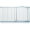 Safetots Cancelletto di Sicurezza con Parte Superiore Incurvata, 134cm - 143cm, Grigio Opaco, Montaggio a Pressione, Cancelletto per Bambini per Porte, Corridoi e Spazi Stretti, Barriera di Sicurezza