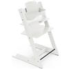 Stokke Seggiolone Tripp Trapp di Stokke, White - Include Sedia + Baby Set 2 per bambini tra 6-36 mesi - Regolabile, Ergonomico e Facile da pulire