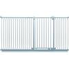 Safetots Cancelletto di Sicurezza Elite Extra Alto, 225cm - 234cm, Grigio Opaco, Extra Alto con 96.8cm di Altezza, Cancelletto di Sicurezza a Pressione per Scale, Barriera di Sicurezza