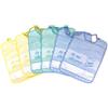 Tex family Bavaglini Asilo 100% Cotone con Tela AIDA da Ricamare, 25x34 cm, Set Bavette Personalizzabili Io Mi Chiamo, Made in Italy - 6 PEZZI BAMBINO MASCHIO