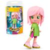 Pinypon TOP Girls capelli rosa, con Outfit casual, figura 11 cm con gambe e braccie articolate, doppia espressione, vestiti e scarpe intercambiabili, + 4 anni, Famosa (PNN00300)