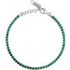 Brosway Bracciale Donna, Bracciale Tennis in Argento e Life Green | Collezione Fancy - FLG106