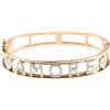 amorili Bracciale Donna Rigido Amore Acciaio Inox con Lettere Argento 925 e Zirconi - Braccialetto Elegante Luminoso - Gioiello Femminile - Idea Regalo Donna bcc2803