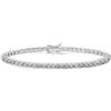 Sakrami Bracciale Tennis da Donna in Argento 925 con Zirconi Bianchi Personalizzabile