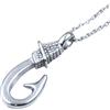 amorili Collana Uomo Amo da Pesca in Acciaio Inossidabile - Ciondolo Pescatore Nautico, Idea Regalo per Amanti della Pesca, Gioiello Sportivo Resistente ed Elegante - cll1335b