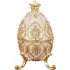 Baoblaze Scatola portagioie Smaltata a Forma di Pasqua, portagioie smaltato, Artigianato Artistico, Ornamento da Tavolo da Collezione, Statuetta