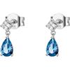 Brosway Orecchini Donna, Orecchini Pendenti in Argento e Freedom Blue | Collezione FANCY - FFB113