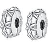 YASHUO Distanziatore a rondella per braccialetti con charm da donna, in argento Sterling 925, per braccialetti con charm