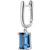 Brosway Orecchino Singolo Donna, Orecchino Pendente in Argento e Freedom Blue | Collezione FANCY - FFB07