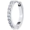 NADIR Mono Orecchino Donna Marlù 31OR0021-W a cerchio 2cm con zirconi