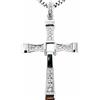 CoopO Gioielli in argento con collana croce Fast And Furious Dominic Toretto Vin Diesel (Size : Large Silver 21g)