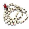 PLANET07 Collana con scheletro della dea naturale Kali Mund Mala con teschio Maha Kali Japa Jaap Mala 54 + 1 perline per tempio jaap Mandir, Altro, Altro