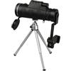 Housoutil Telescopio Monoculare 40x60 con Bussola, Zoom Ottico, Ampio Angolo di Visione, Compatto in Lega di Alluminio con Supporto per Telefono e Treppiede, per Bird Watching e Campeggio