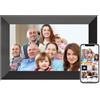 Xixi Vision Uhale - Cornice per foto digitale, touch screen HD da 10,1, memoria da 16 GB, cornice per foto digitale con funzione di rotazione automatica