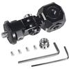CS PRIORITY Universale Treppiede Vite 1/4 3/8 Foro Adattatore Magic Cubic Mount per Studio Treppiede Luce Stand Staffa Connect Stick Fotografia (New Cube J)