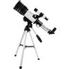 KHBUAB Telescopio Astronomico Professionale in Lega di Alluminio 150x con Treppiede per Telefono per Osservazione e Esplorazione Giungla