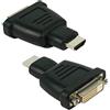 goobay Wentronic A 323 (HDMI 19pin M/DVI-D 24 + 1PIN F) - Adattatore per cavo (19 HDMI M, DVI-D (24 + 1) F, maschio/femmina)