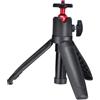 Artibetter Treppiede Selfie Stick per Fotocamera Supporto 1/4 | Lega di Alluminio e Pc, Nero, Design Telescopico Altezza Regolabile e Pad Antiscivolo