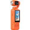 Generic Videocamera portatile HD 4K con obiettivo di rotazione di 180 gradi, mini videoregistratore DV per ciclismo, viaggi, sport e attività all'aperto