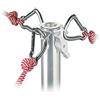 Manfrotto 087WBK Accessorio per Stativi Serie Wind Up, Set 3 Cavi per Controventatura Stativi con Attacco Terminale Tipo 14, Lunghezza Cavi 10 mt, in Alluminio, Argento