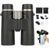 Generico C9 Binoculars 12x42, High Definition Power with Metal Focus System, Binoculares De Vision Nocturna for Travel, Outdoor Viewing (Black)