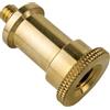 KUPO Adattatore professionale Kupo KS-073 in acciaio da 5/8″ (16 mm) maschio a 3/8″‑16 femmina, con collo zigrinato per presa sicura, ideale per treppiedi, stativi e accessori audio-video