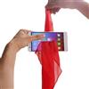 Generico Silk Through Phone - Sciarpa Con Trucco Magico Attraverso Il Telefono Illusion Prop | Puntelli Da Mago Puntelli Da Scherzo Per Principianti Stage Close Up Magic Divertente Giocattolo Per Feste Art