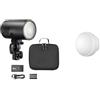 Generico Compatibile con Sony Canon Nikon Fuji 100Ws Pocket Flash HSS TTL 2.4G Wireless Outdoor Speedlight(AD100proII AK-R22)