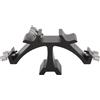 DouWen MO Rack per slot fissi per telescopio astronomico, base per staffa di montaggio per telescopio, supporto a coda di rondine interamente in metallo con 3 slot per accessori ottici,