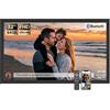 BSIMB Cornice digitale grande da 32 pollici con altoparlanti Bluetooth, 64 GB FHD WiFi cornice digitale extra large con telecomando, supporto girevole, cornice decorativa per galleria, condivisione
