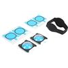 Tbest Set di Pellicole Protettive Adesive per Fotocamera ONE R RS Action Camera