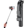 ycezw Supporto per treppiede per telefono, treppiede da viaggio portatile | Treppiede allungabile wireless per selfie da viaggio | Treppiede allungabile per selfie di gruppo, trasmissione in diretta,