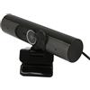 Tonysa Webcam USB, Fotocamera per Computer 2K 30fps Messa a Fuoco Automatica con Altoparlante, Driver Non Richiesto Web Cam per Chat Video Portatile Desktop