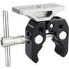 CAMVATE Supporto di estensione per convertitore di segnale BlackMagic Micro HDMI a SDI 3G + morsetto universale Super Crab (argento) - 3067