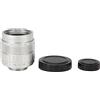 Acouto Obiettivo a Focale Fissa con Messa a Fuoco Manuale, Obiettivo per Fotocamera con Messa a Fuoco Tascabile F1.4 da 50 Mm con Alloggiamento in Lega per Paesaggio, Ritratto, Viaggio,