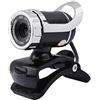 UOHUFIDABFD HD 360 Degree Clip Computer Camera with Microphone USB Driver Free Web Camera Supports Mainstream Operating Systems for Laptop Or Desktop (Color : Red) (Gray)