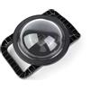 YUEHISY Obiettivo Dome Port per 10 e 9 Nero, Custodia, Accessori per Fotografia Subacquea Grandangolare da 45 m/180°