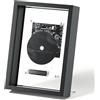 OZPPM Lettore CD Con Cornice Musicale, Cornice Decorativa For Foto Montabile A Parete, Bluetooth 5.0/uscita AUX Da 3,5 Mm, Con Telecomando, For Casa/corridoio/ufficio/decorazione Da Parete(Black)